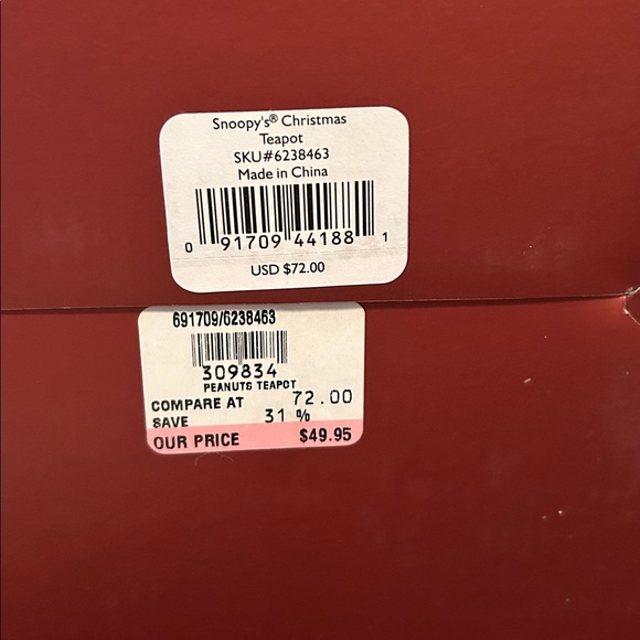 Snoopy’s Christmas Teapot by Lenox 2004 - Picture 6 of 6